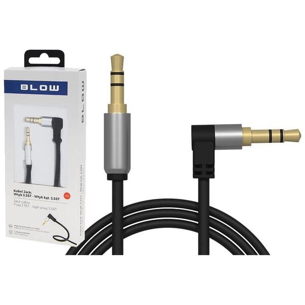 Kabel Blow Jack 3.5mm - Jack 3.5mm 1m czarny (12720525927)