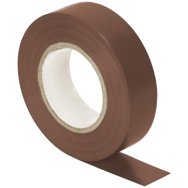 Orno Zestaw 10 taśm izolacyjnych 19mm, brązowa, uniepalniona, grubość 0,13mm, długość 20m
