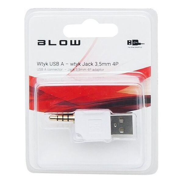 Adapter USB Blow ADAPTER WTYK USB MINI JACK 4P iPod SHUFFLE APPLE