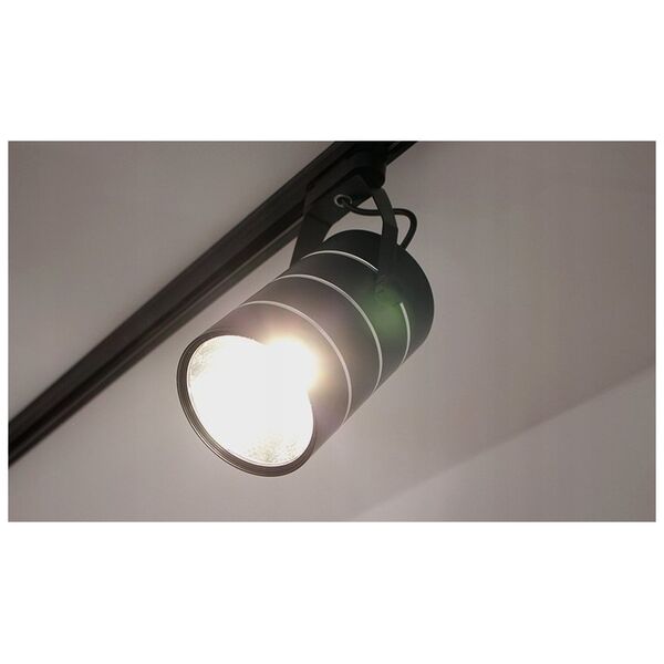 Nvox Lampa sklepowa led reflektor szynowy jednofazowy czarny 30w 2550 lm światło ciepłe 3000k