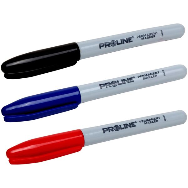 Pro-Line Markery perm. "okrągłe" 3 szt. (cza,nie,cze), karta, proline