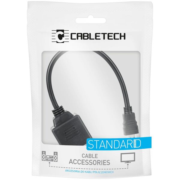 Adapter AV Cabletech Adapter wtyk HDMI - 2x gniazdo HDMI 20 cm