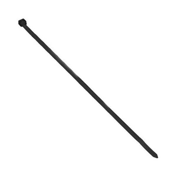 Orno Opaska kablowa, kolor czarny, odporna na UV, szerokość 4,8mm, długość 300mm, 100 sztuk.