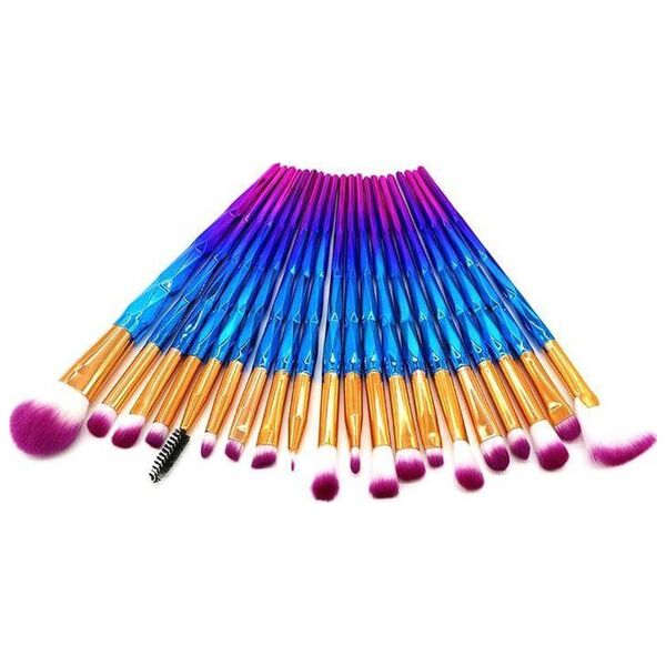 Aptel ZESTAW PĘDZLI do Makijażu w Stylu Unicorn Jednorożec MAKEUP AG798