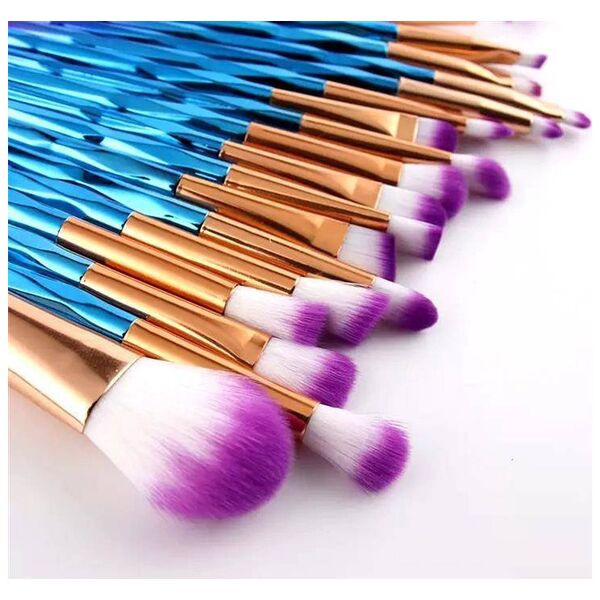 Aptel ZESTAW PĘDZLI do Makijażu w Stylu Unicorn Jednorożec MAKEUP AG798