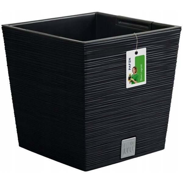 Prosperplast Doniczka na kwiaty Donica Furu DFS300 antracytowy