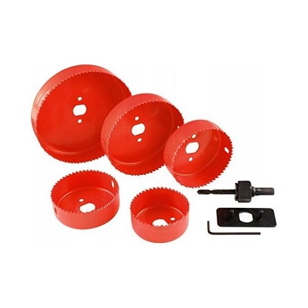 Einhell 49109178 ZESTAW OTWORNIC 8 SZT, 68-127 MM
