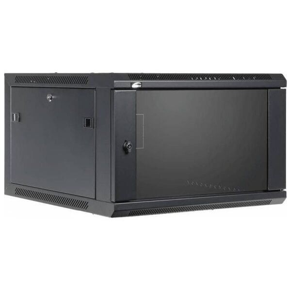 Caymon CAYMON WPR606R/B Επίτοιχο ντουλάπι rack 19” 6U, βάθος 600 mm, αφαιρούμενο πίσω κάλυμμα, μαύρο 13848346 5414795045118