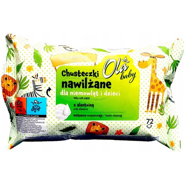 OLA BABY-CHUSTECZKI NAWILŻANE Z ALANTOLI NĄ A 72SZT