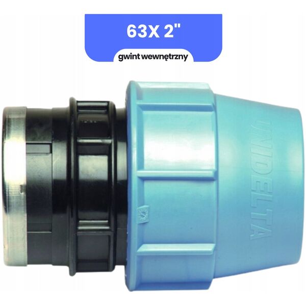 Złączka przejściowa PE GW 63x2" [1]