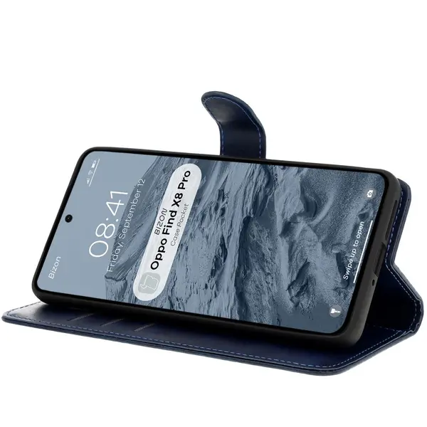Bizon Case Pocket Oppo Find X8 Pro navy blue