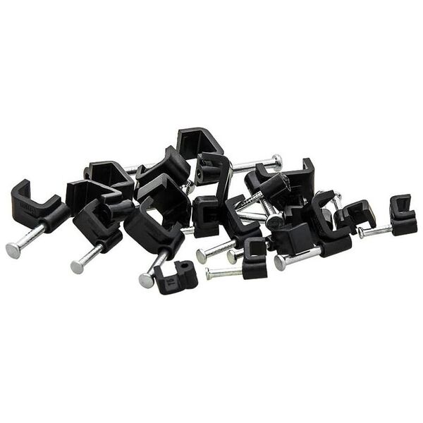 Blow 42-007# Uchwyt kabla 8/5mm czarny płaski