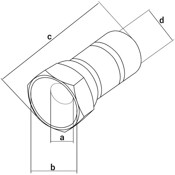 Blow 2836# Wt.sat "f" rg6/6,5mm/22mm z uszczelką cu