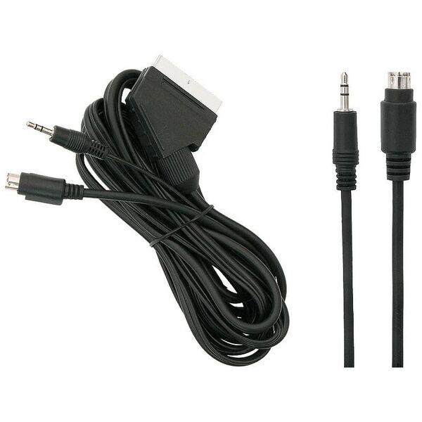 Kabel Blow 0667#                Przyłącze euro-wtyk jack3,5st+s-vhs  3m