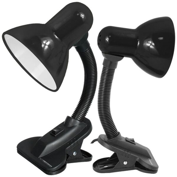 Lampka biurkowa Esperanza czarna  (ELD106K)