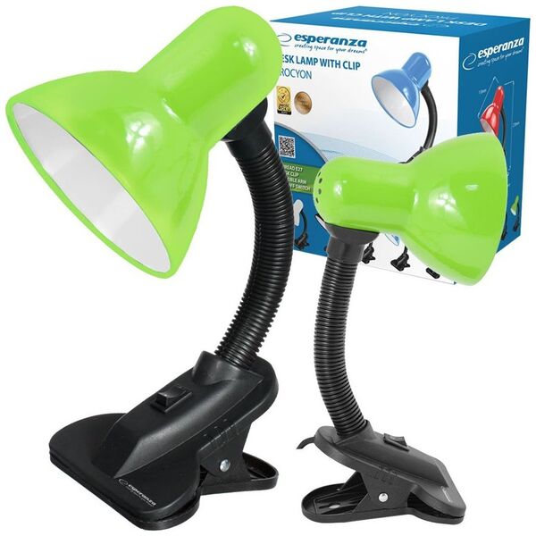 Lampka biurkowa Esperanza zielona  (ELD106G)