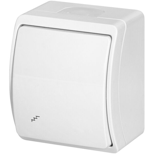 Orno Łącznik schodowy n/t AQUATIC, IP44, biały