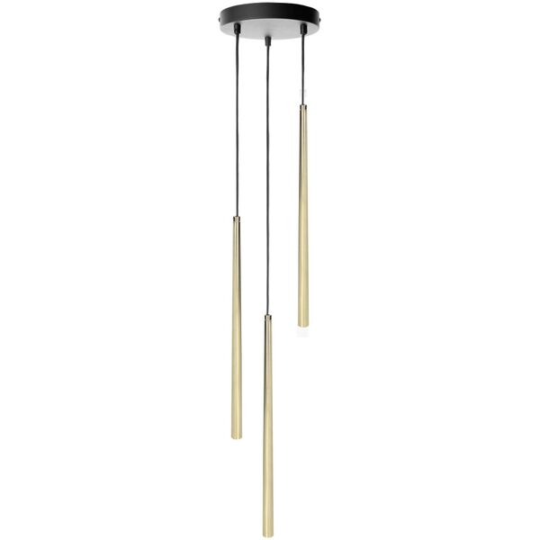 Lampa wisząca Orno TABUNG 3P, lampa wisząca, G9  max.6W, złota