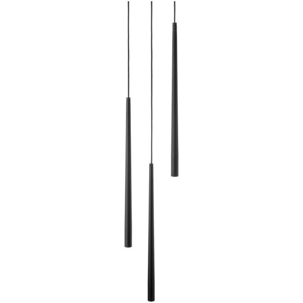 Lampa wisząca Orno TABUNG 3P, lampa wisząca, G9  max.6W, czarna