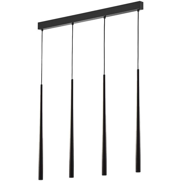 Lampa wisząca Orno TABUNG 4P, lampa wisząca, G9  max.6W, czarna