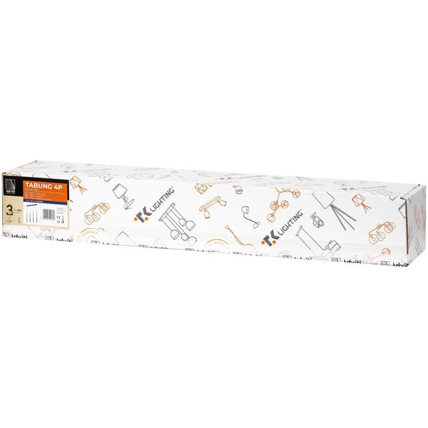 Lampa wisząca Orno TABUNG 4P, lampa wisząca, G9  max.6W, czarna