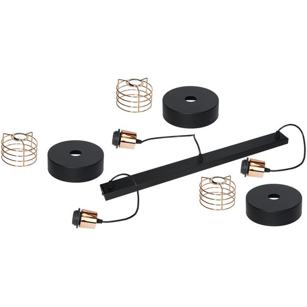 Lampa wisząca Orno CHIRO lampa wisząca, moc max. 3x60W, E27, czarna