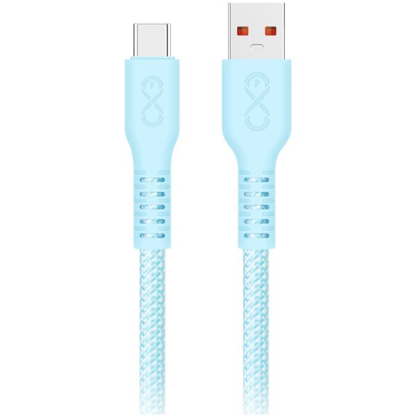 Kabel USB Orno USB-A - USB-C 2 m Niebieski (CABEXCIMMOUAUC2.0MIX)