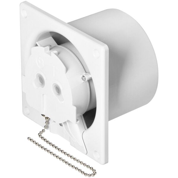 Orno Wentylator łazienkowy 100mm Premium - Przewód z wyłącznikiem (Łożysko kulkowe)