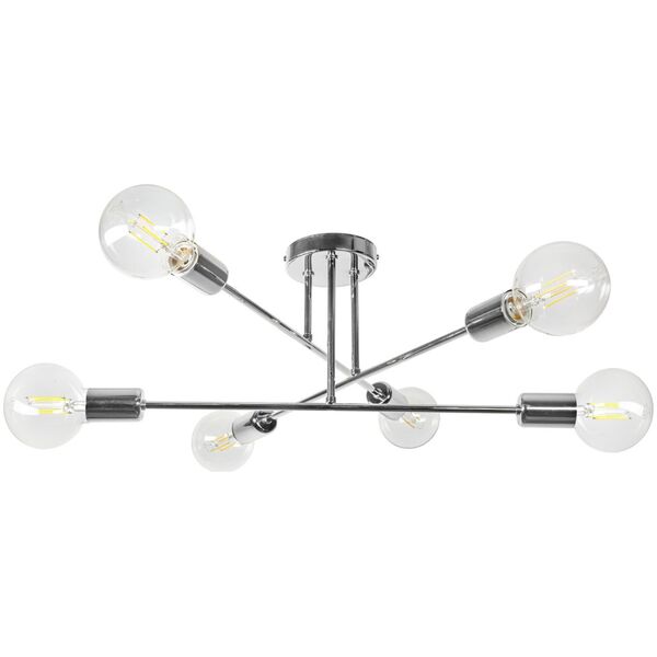 Lampa wisząca Orno SOLO 6P E27, lampa wisząca, max. 6x60W, chrom