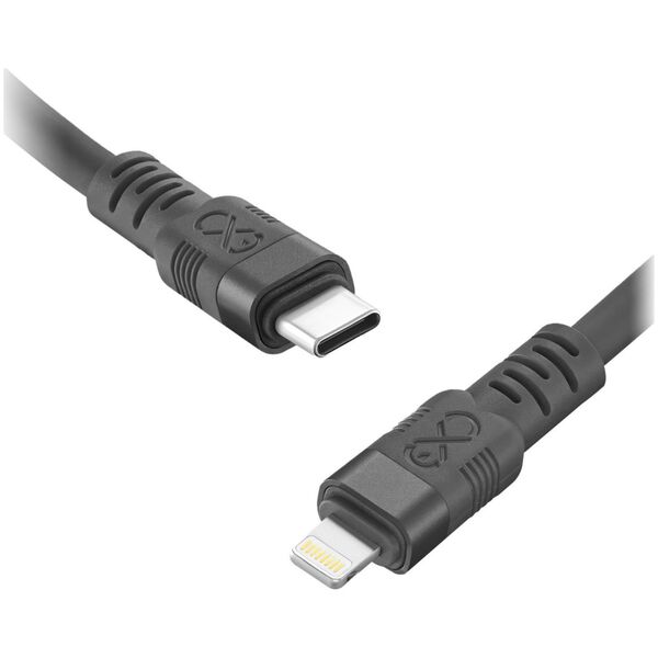 Kabel USB Orno USB-C - Lightning 0.9 m Czarny (CABEXCWHPUCUL0.9MIX)