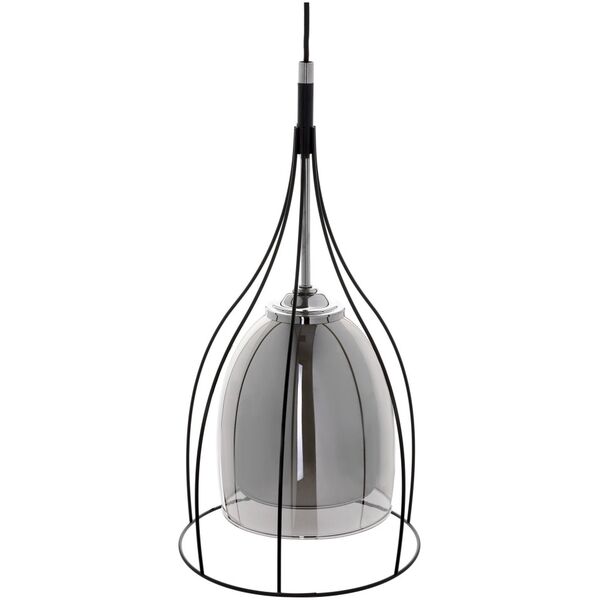 Lampa wisząca Orno ADELE 1P, lampa wisząca, E27 max. 60W, czarna
