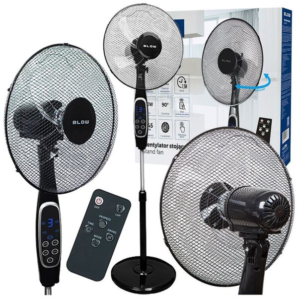 Wentylator Blow Wentylator stojący BLOW 16"/145cm 60W LCD + pilot