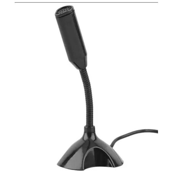 Mikrofon Aptel MINI MIKROFON USB A ze Statywem do Laptopa Notebooka PC czarny AK247