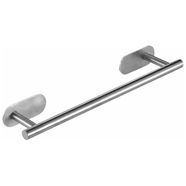 Aptel Stalowy UCHWYT na Ręcznik Ścierkę Naścienny 40cm srebrny AG945