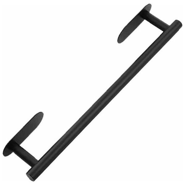 Aptel Stalowy UCHWYT na Ręcznik Ścierkę Naścienny 40cm czarny AG945A