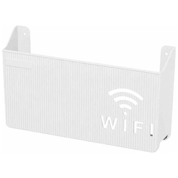 Aptel Naścienna PÓŁKA na Router Wi-Fi biała AG986