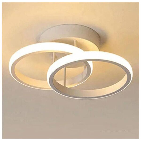 Lampa sufitowa Aptel LAMPA Sufitowa LED 2 taśmy led 20W biała ZD110A