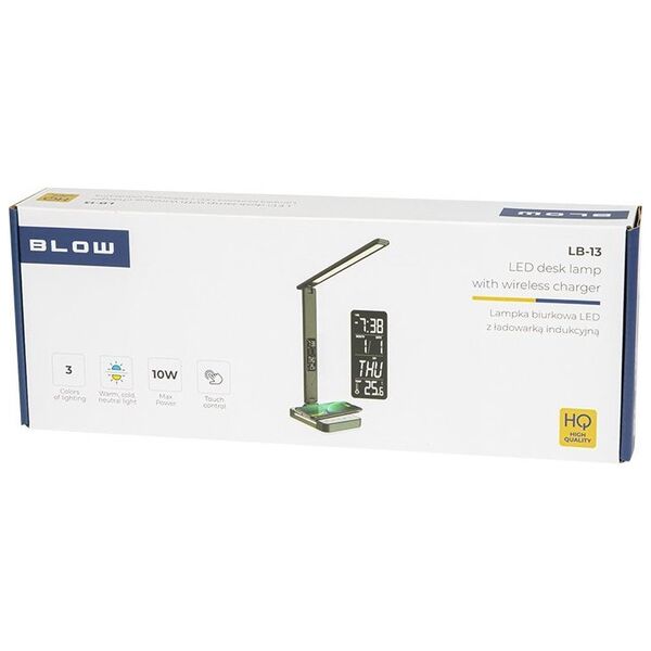 Lampka biurkowa Blow czarna  (44-153#)
