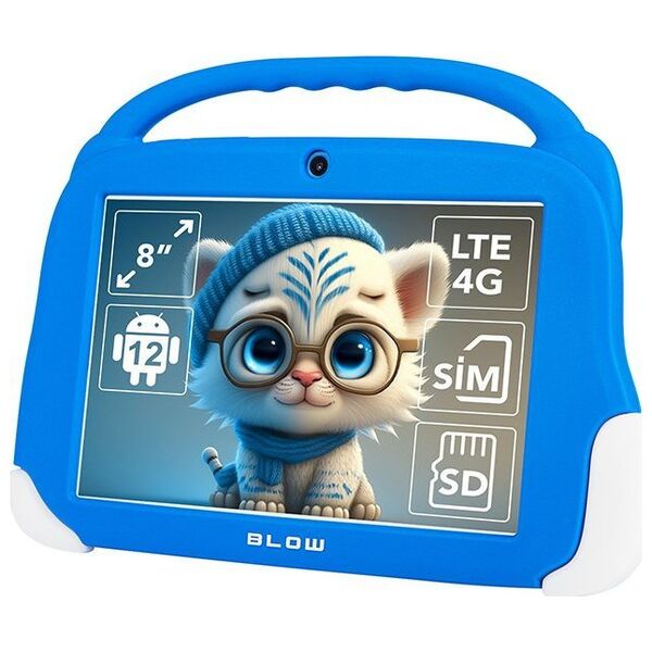 Tablet Blow KidsTAB8 8" 64 GB 4G Biały Niebieski (79-068#)