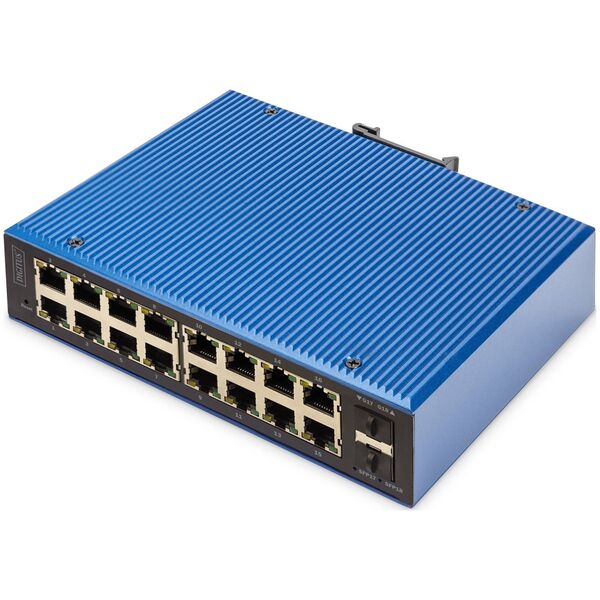 Switch Digitus DIGITUS Switch 16+2-Port L2 managed Gigabit Ethernet PoE