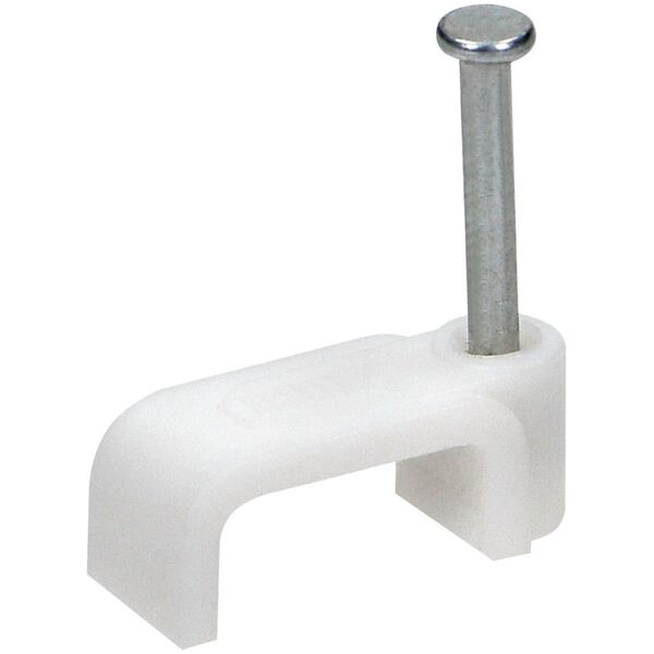 Organizer Orno Uchwyt kablowy płaski na kabel YDYp 2 x 2,5 mm2, 8x6 mm (25szt)