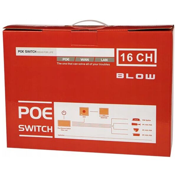 Switch Blow 77-937# Switch blow 16xpoe 100mbs 240w bl-sw18-16p 2×uplink