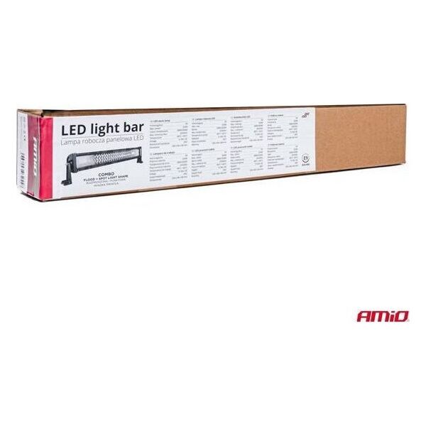 AMiO Lampa robocza panelowa LED BAR zakrzywiona 52 cm 9-36V AMIO-03255 AWL44