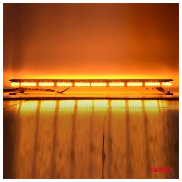 AMiO Belka ostrzegawcza LED 51 funkcji 137cm homologacja R65 R10 12-24V AMIO-03345