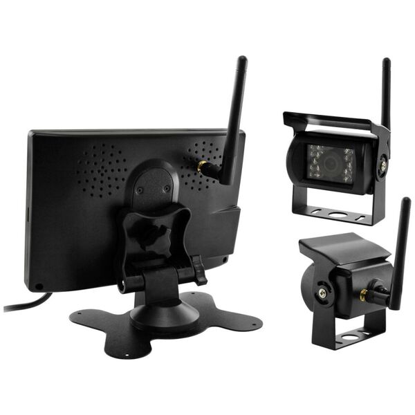 Nvox Zestaw monitor samochodowy lcd 7cali 12v 24v oraz 2 kamery bezprzewodowe