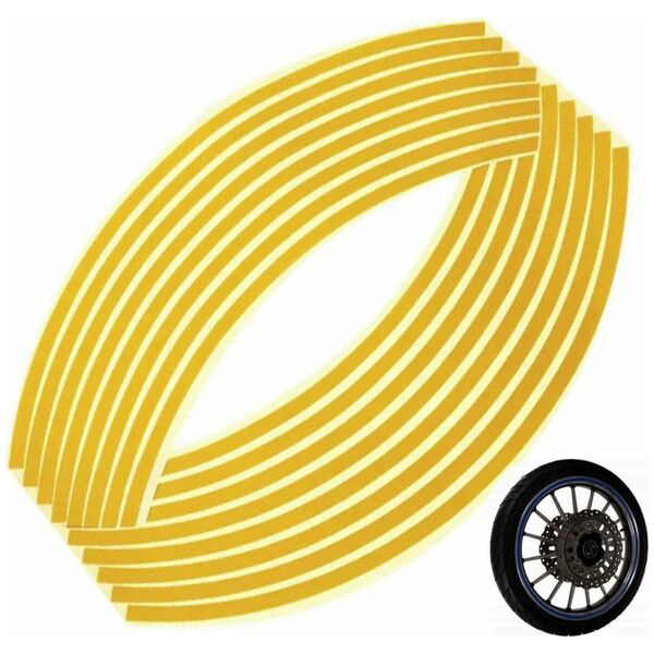 ATL AG555D Naklejki odblaskowe na koła        yellow