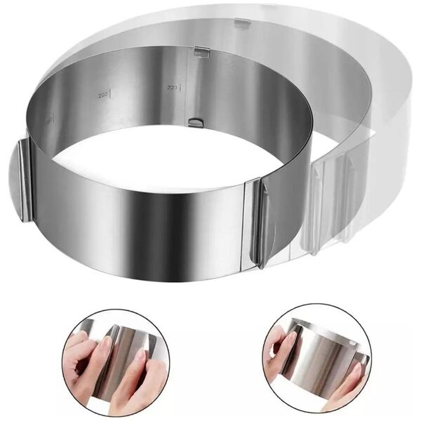 ATL AG858A Regulowany rant do pieczenia 12cm