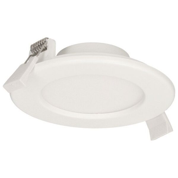 Orno EURUS LED 9W, oprawa typu downlight, podtynkowa, okrągła, 530lm, 3000K, biała, wbudowany zasilacz LED