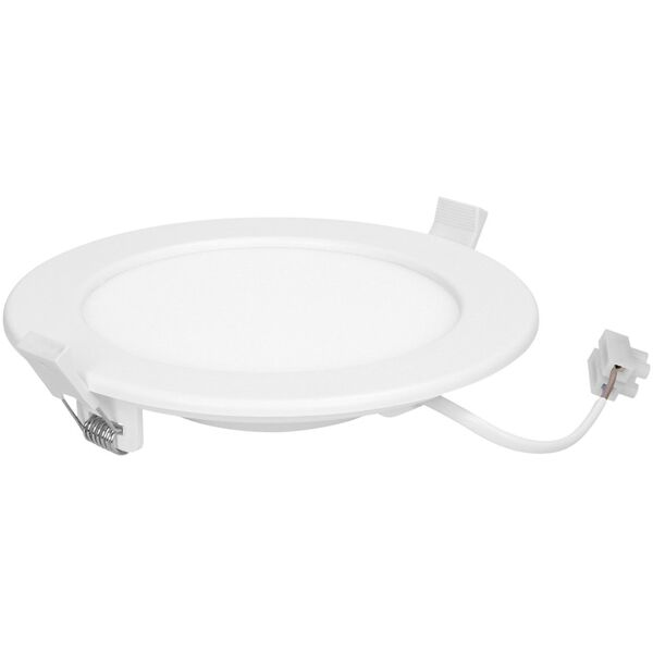 Orno EURUS LED 12W, oprawa downlight, podtynkowa, okrągła, 860lm, 4000K, biała, wbudowany zasilacz LED