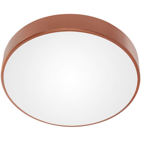 Lampa sufitowa Orno OVO plafon 5xE27, 5x24W, miedziana stal, klosz szklany matowy, IP20, ? 600